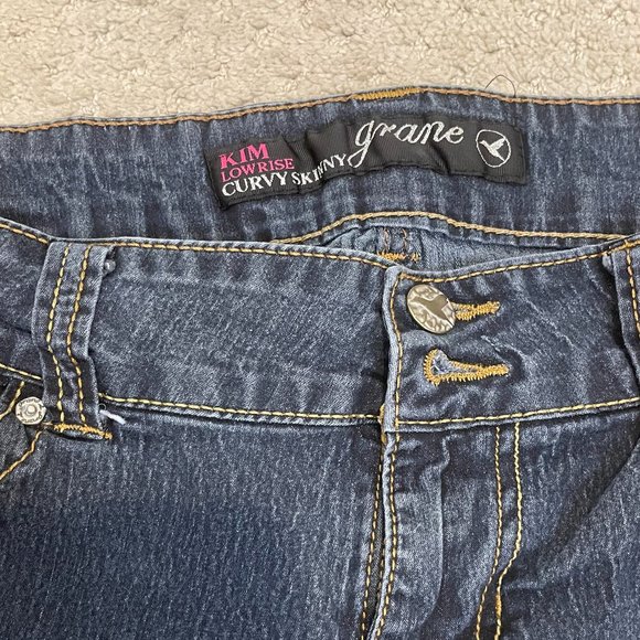 Grane Junior Straight Leg Distressed Jeans sz 13 EUC - Picture 6 of 10